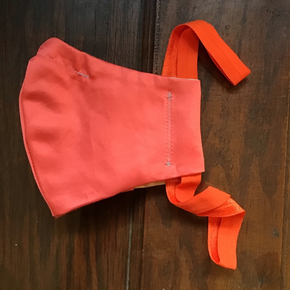 Fabric Face Mask Coral